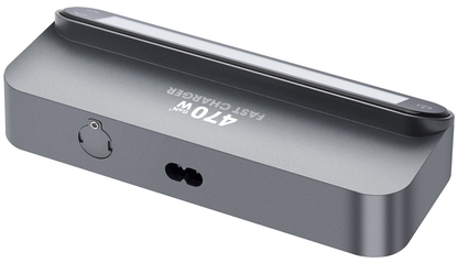 Caricatore Stazione con Cavo USB-C OEM LCD470W, 470W, 5A, 2 x USB-A - 3 x USB-C, Grigio