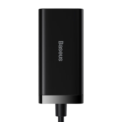 Baseus GaN3 Pro USB-C Charging Station, 100W, 5A, 2 x USB-A - 2 x USB-C, Black, Resealed CCGP000101