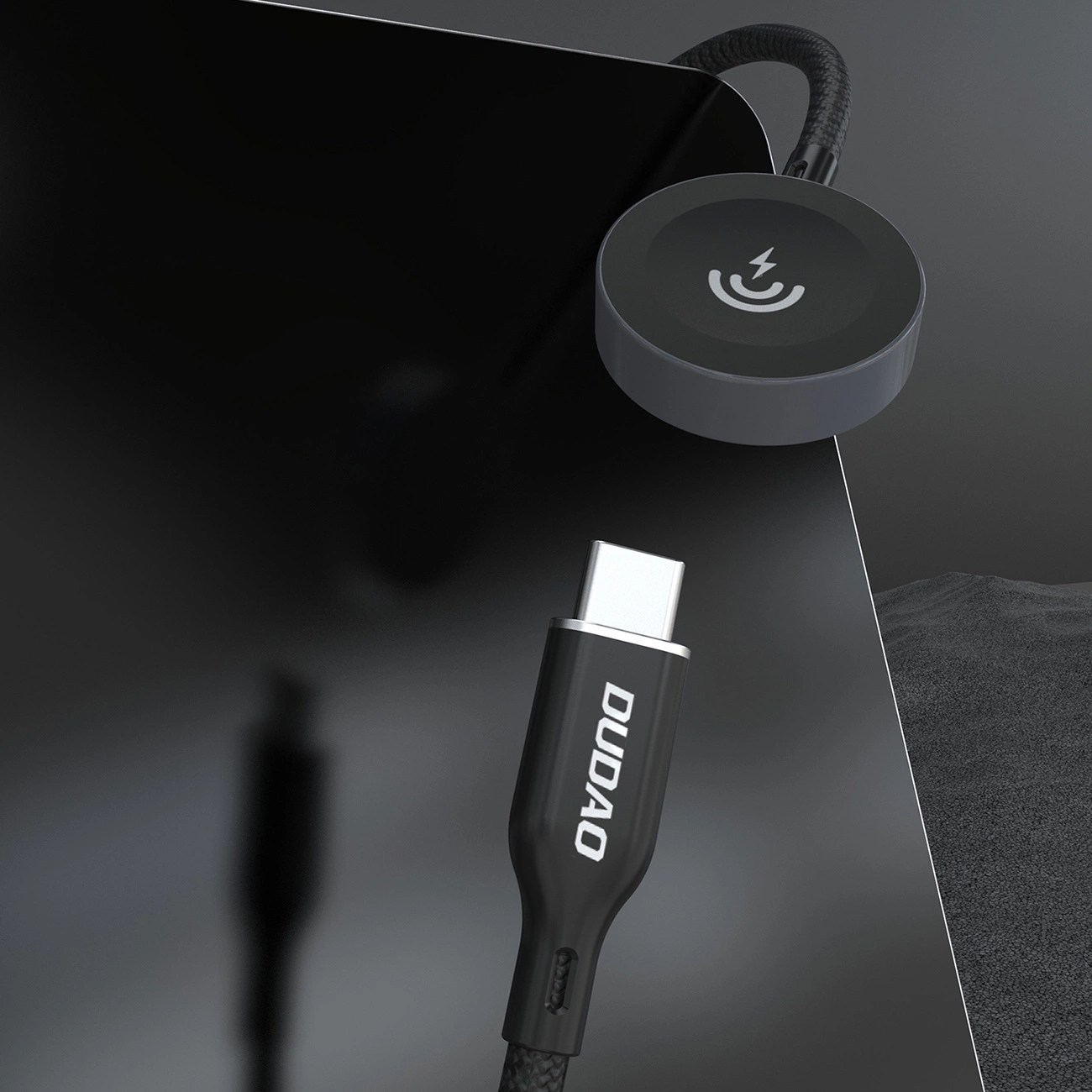 Caricatore Wireless Dudao A12C per Apple Watch Series, Nero
