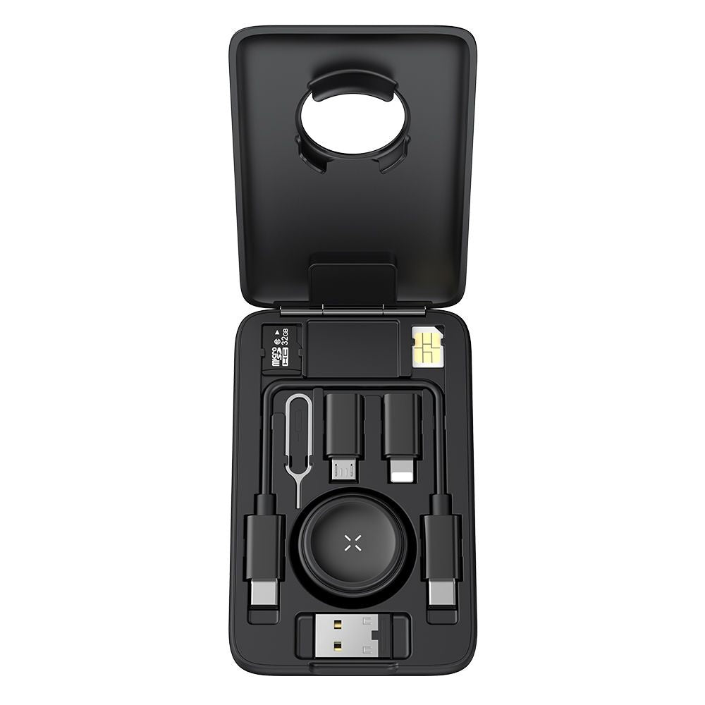 Caricabatterie Wireless McDodo CH-2440 8in1 per Apple Watch Series, Nero