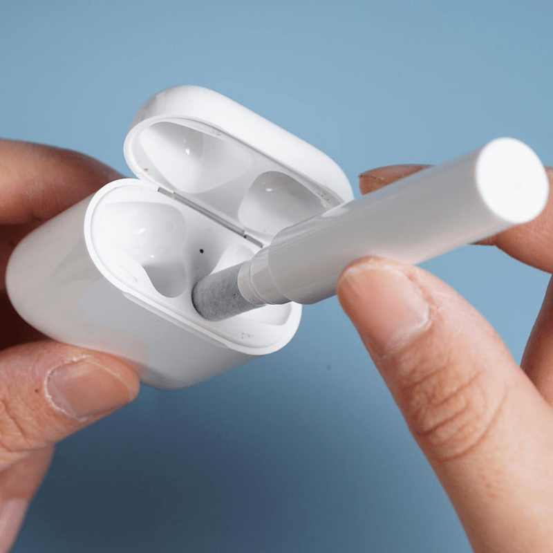 Strumento di pulizia OEM per Apple Airpods / Samsung Galaxy Buds / Huawei Freebuds, bianco 