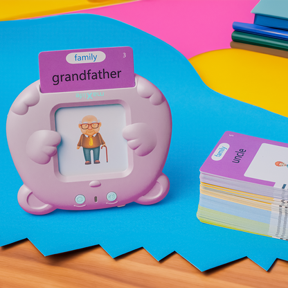 Giocattolo educativo MaXlife MXLD-100 per imparare parole in inglese, Rosa