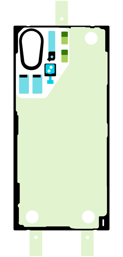 Kit Adesivo Coperchio Batteria Samsung Galaxy S22 Ultra 5G S908, Service Pack GH82-27490A