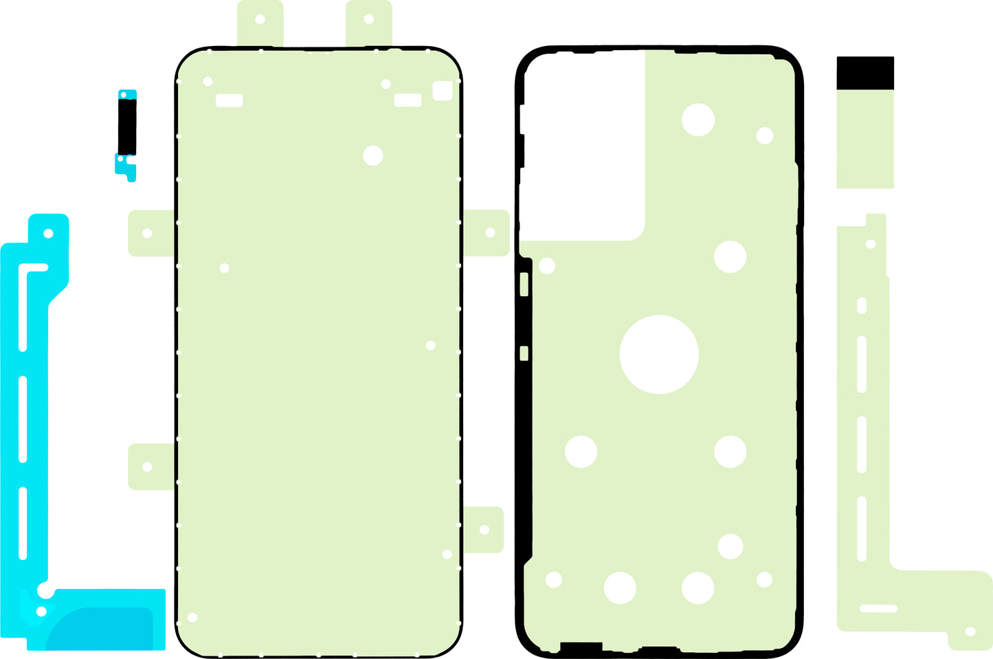 Kit Adesivo Display Samsung Galaxy A34 A346, Service Pack GH82-31515A