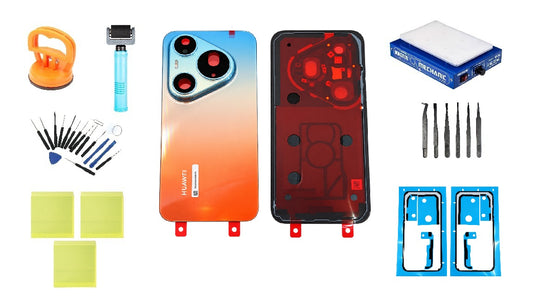 Kit cover batteria Huawei Pura 90s Pro Max Orange Ocean Service Pack e strumenti di assistenza dedicati