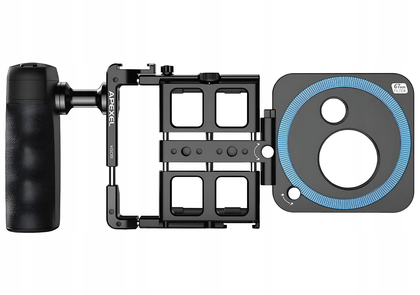Kit di Vlogging Apexel per Telefono, Nero APL-VG05CH