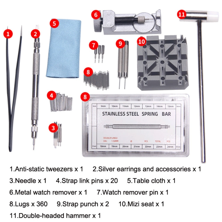 Strumenti per orologiai OEM, 390in1 