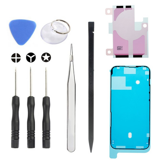 Kit Riparazioni Jiafa JF-8162 per sostituzione Batteria Apple iPhone 14 Pro Max, 9in1