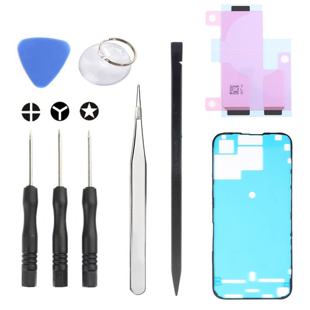 Kit Riparazioni Jiafa JF-8162 per sostituzione Batteria Apple iPhone 15 Pro Max, 9in1