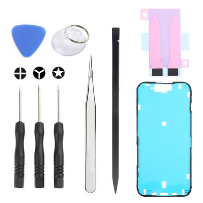 Kit Riparazione Jiafa JF-8162 per sostituzione Batteria Apple iPhone 15, 9in1