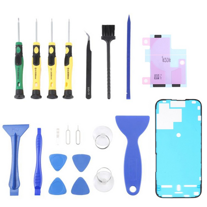 Kit Riparazione Jiafa JF-8182 per sostituzione Batteria Apple iPhone 15 Pro, 21in1