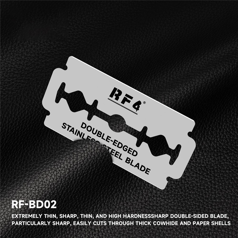 Lama di ricambio RF4 RF-BD02 per strumento di rimozione adesivo UV / OCA, Set da 100 pezzi
