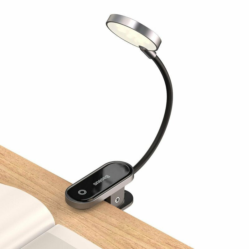 Baseus Comfort Reading Mini Clip Led, Grigio DGRAD-0G 