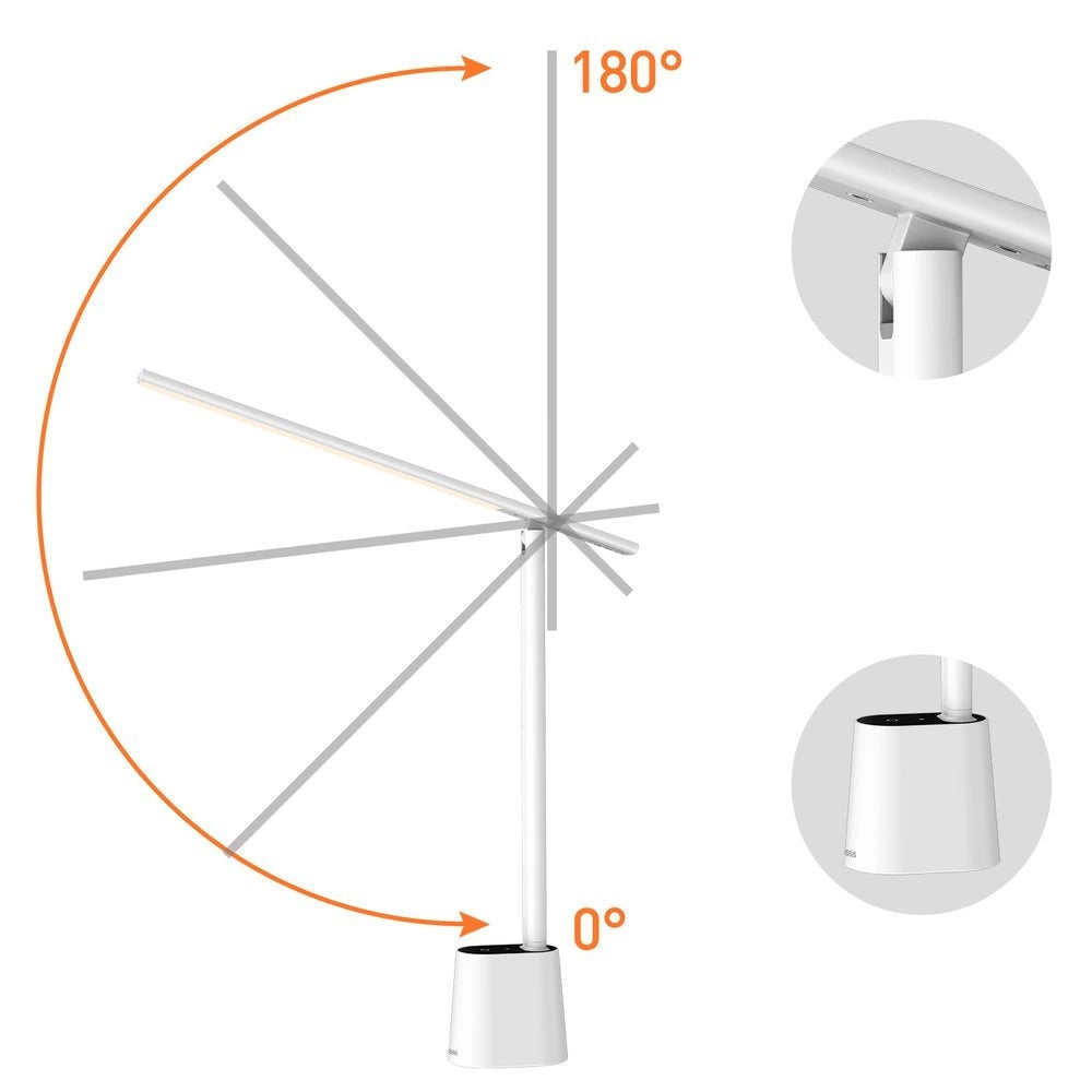 Baseus Smart Eye Lampada a Led, Bianco DGZG-02