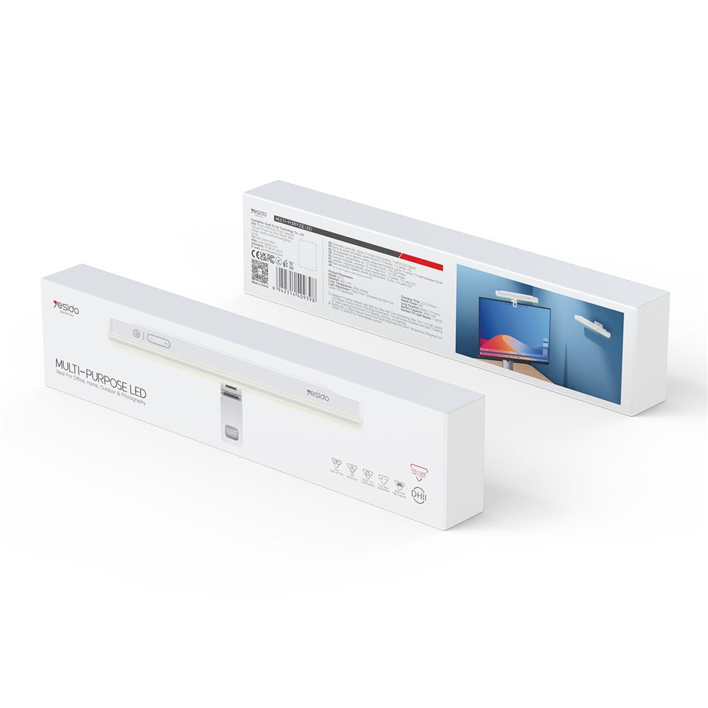 Lampada LED per Monitor Yesido DH11, Bianca