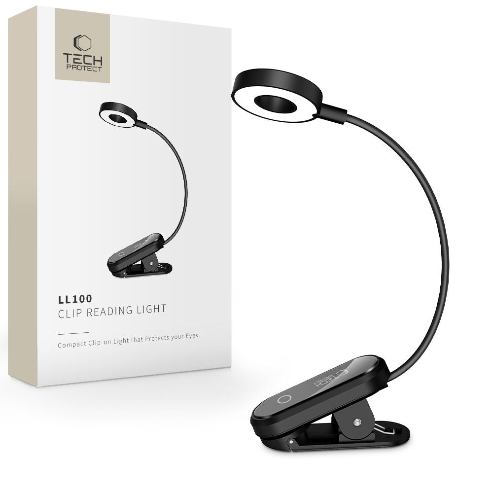 Lampada Led Portatile Tech-Protect LL100, Nera