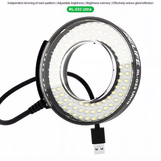 Lampada Relife RL-033 Ultra per Microscopio, Nera