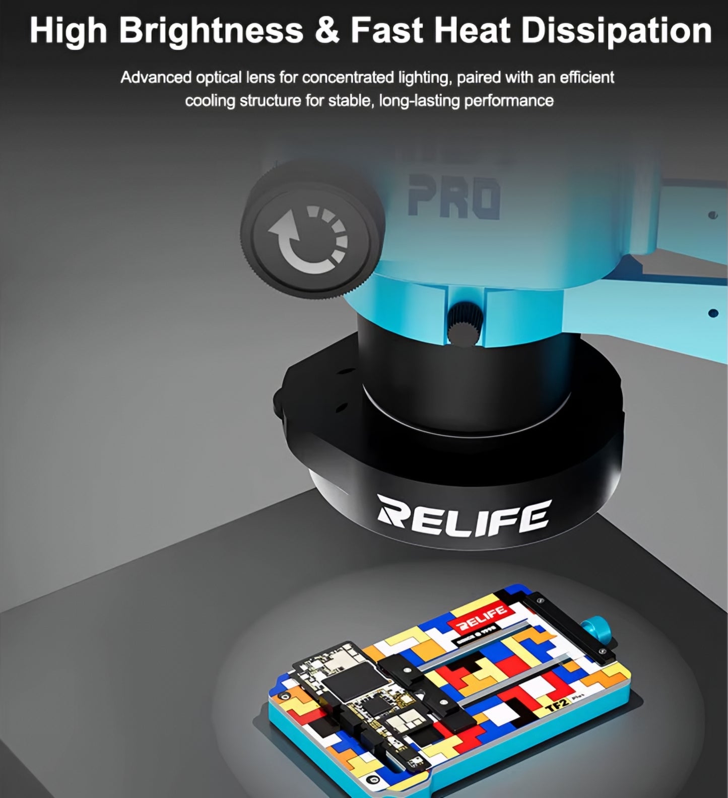 Lampada Relife RL-033E per Microscopio, Nera