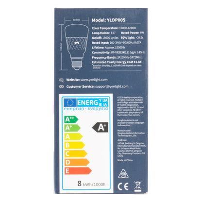 Lampada Veghe Yeelight, 0,25W, 2700W, sensore, bianco YLYD01YLYL 