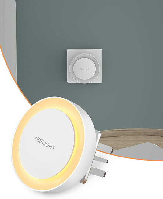 Lampada LED da notte Yeelight Plug-in Nightlight, 0.5W, 2500K, Sensore, Versione UK, Bianca YLYD11YL