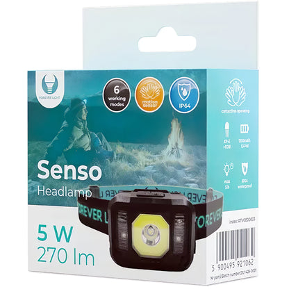 Torcia frontale Forever Senso XP-E LED, 270lm, 1200mAh 