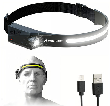 Torcia Frontale LED WZK WLC-1200, 350lm, IPX4