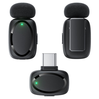 Lavalier Acefast R2, USB-C, Set 2 pezzi, Nero