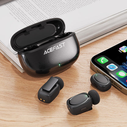 Lavalier Acefast R2, USB-C, Set 2 pezzi, Nero