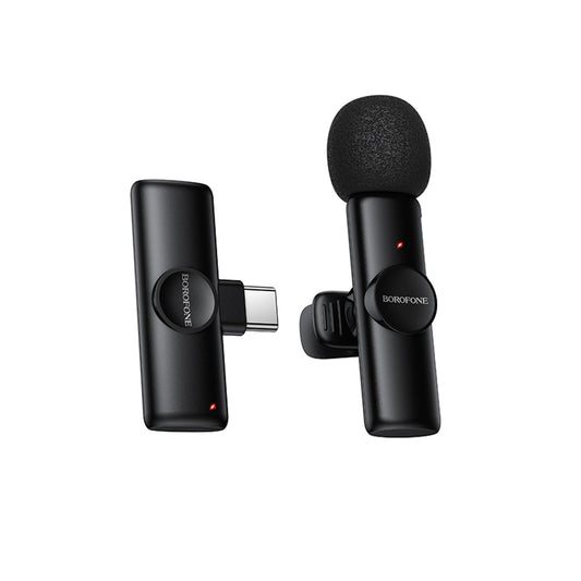 Lavalier Borofone BFK16 Winner, USB-C, Nero