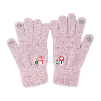 Guanti Invernali Tattici Donna Techsuit ST0011, Taglia 17cm, Viola