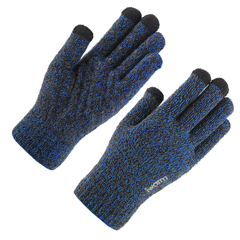 Guanti Invernali Touch Iwarm ST0018, Taglia 23cm, Blu