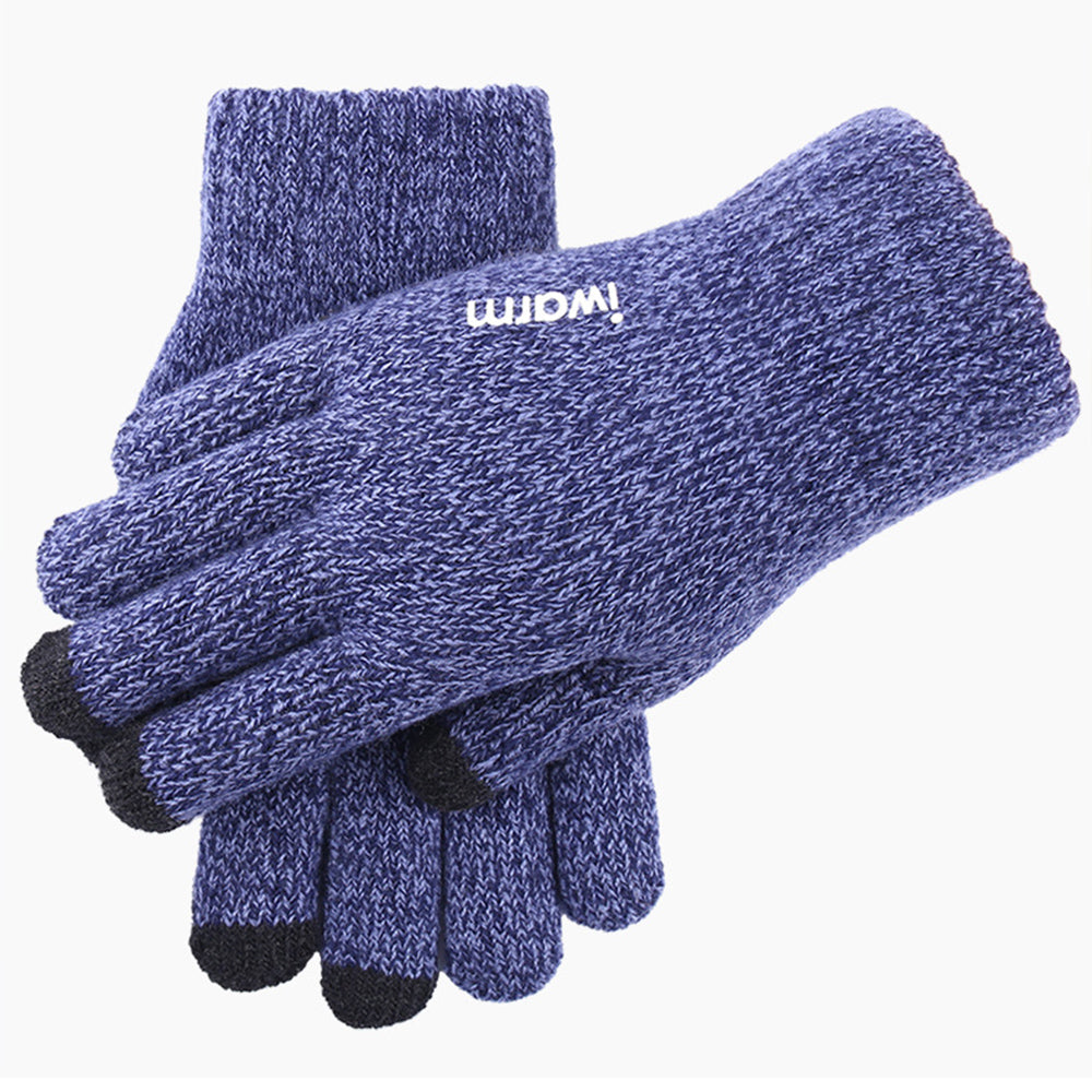 Guanti Invernali Touch Iwarm ST0018, Taglia 23cm, Blu
