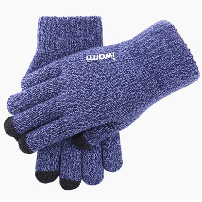 Guanti Invernali Touch Iwarm ST0018, Taglia 23cm, Blu