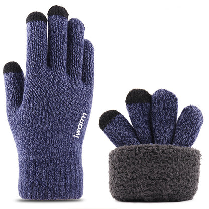 Guanti Invernali Touch Iwarm ST0018, Taglia 23cm, Blu
