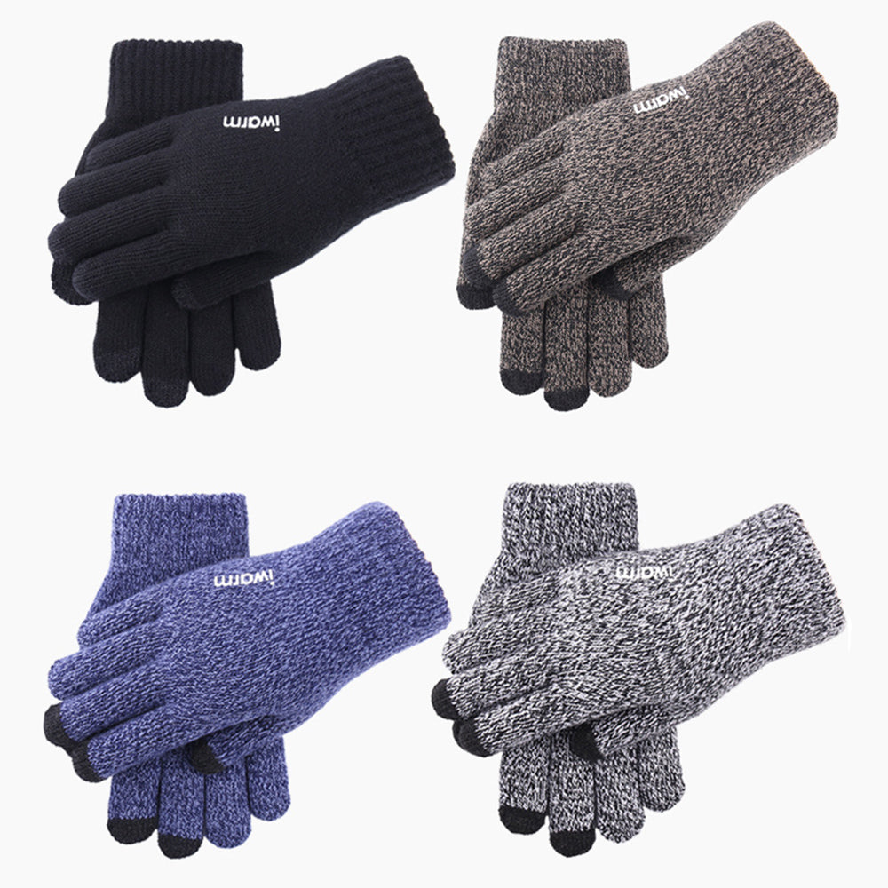 Guanti Invernali Touch Iwarm ST0018, Taglia 23cm, Blu