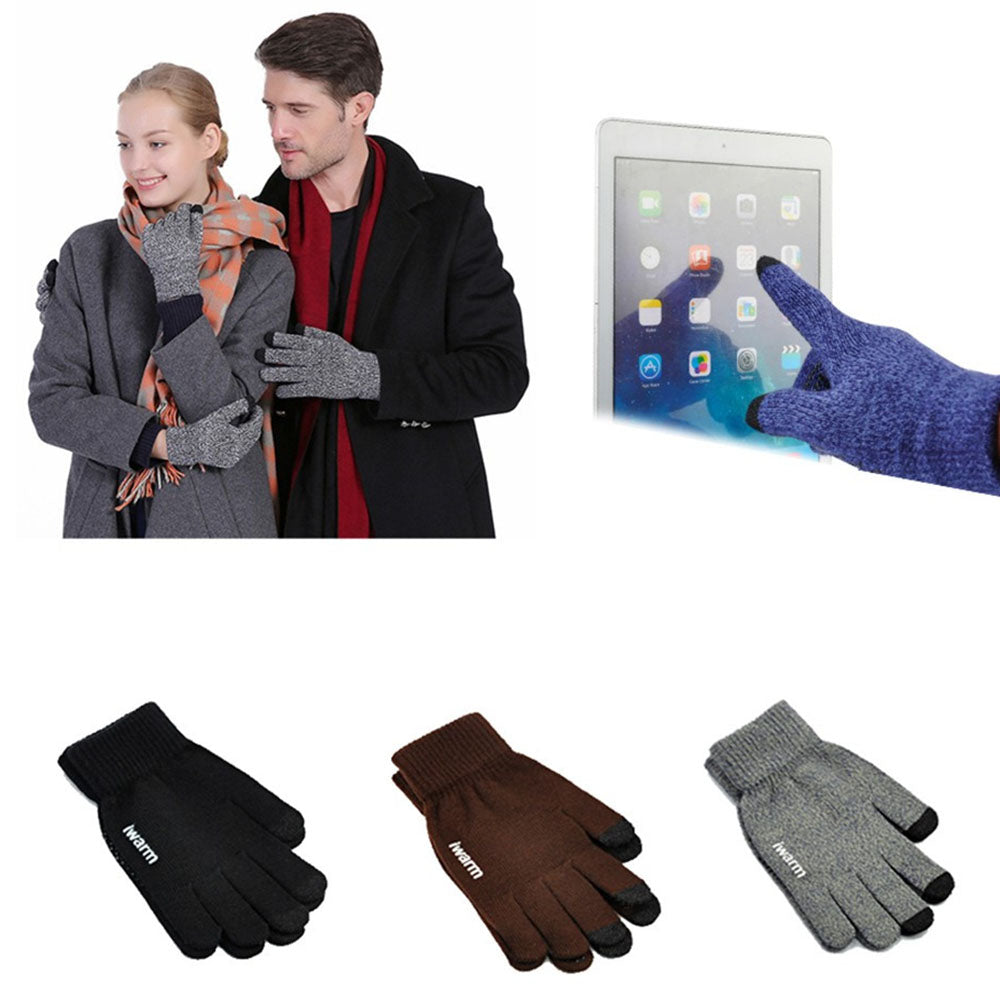 Guanti Invernali Touch Iwarm ST0018, Taglia 23cm, Blu