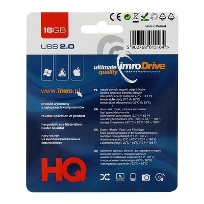 Memoria Esterna USB-A Imro, 16Gb