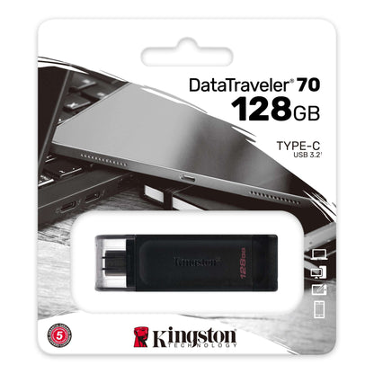 Memoria esterna Kingston DT70 USB-C, 128Gb DT70/128GB