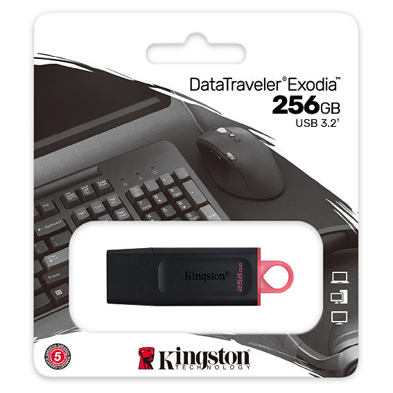 Memoria esterna USB-A 3.2 Kingston DT Exodia, 256Gb DTX/256GB