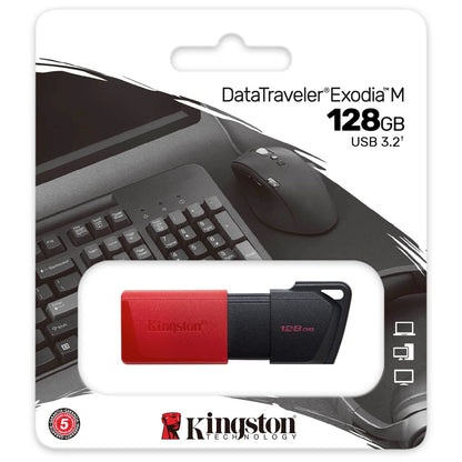 Memoria esterna USB-A 3.2 Kingston DT Exodia M, 128Gb DTXM/128GB