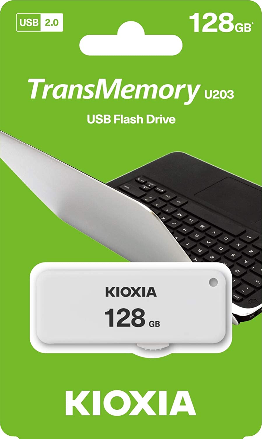 Memoria esterna USB-A KIOXIA U203, 128Gb LU203W128GG4 LU203W128GG4