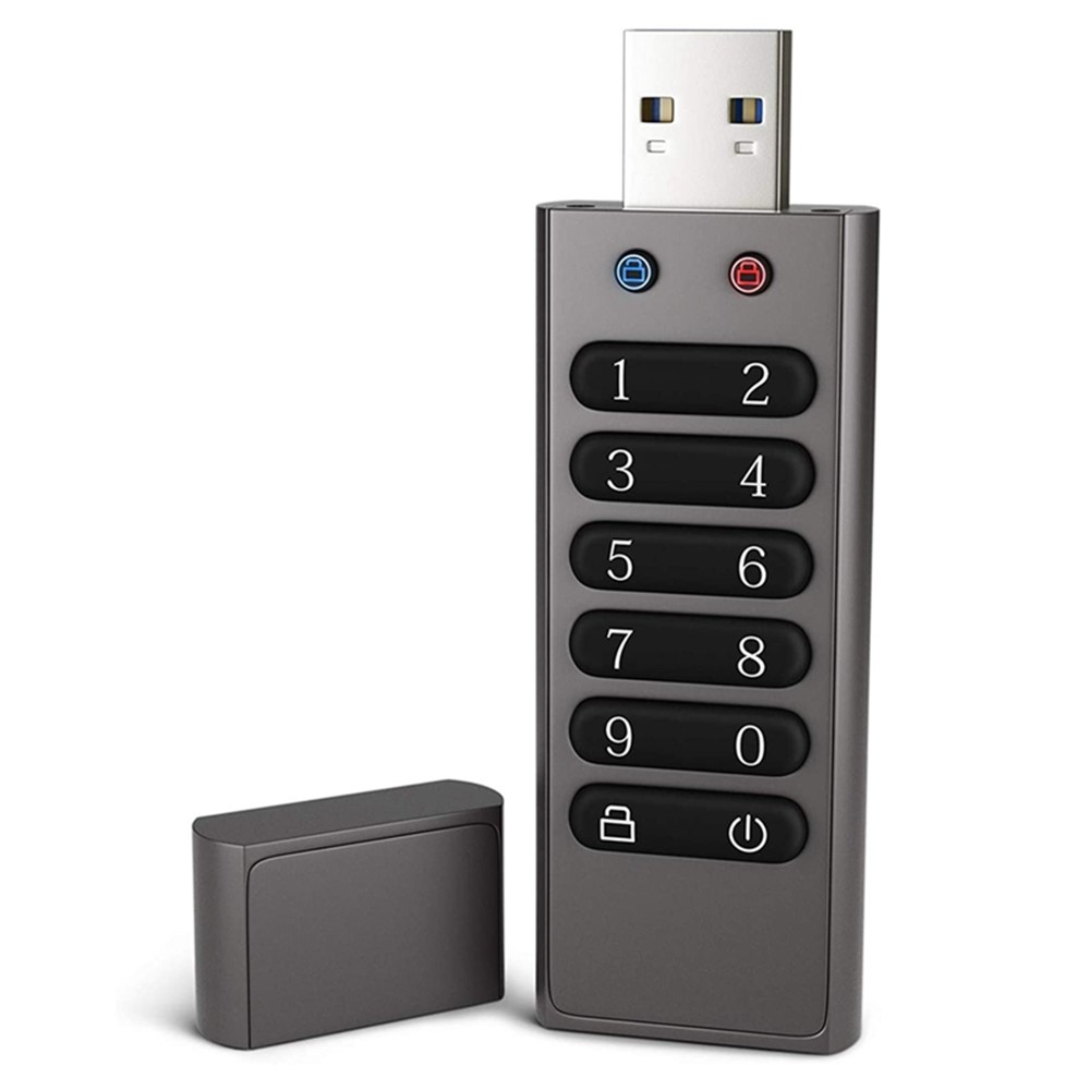 Memoria Esterna USB-A 3.0 OEM XC002 KeySecure, 64Gb