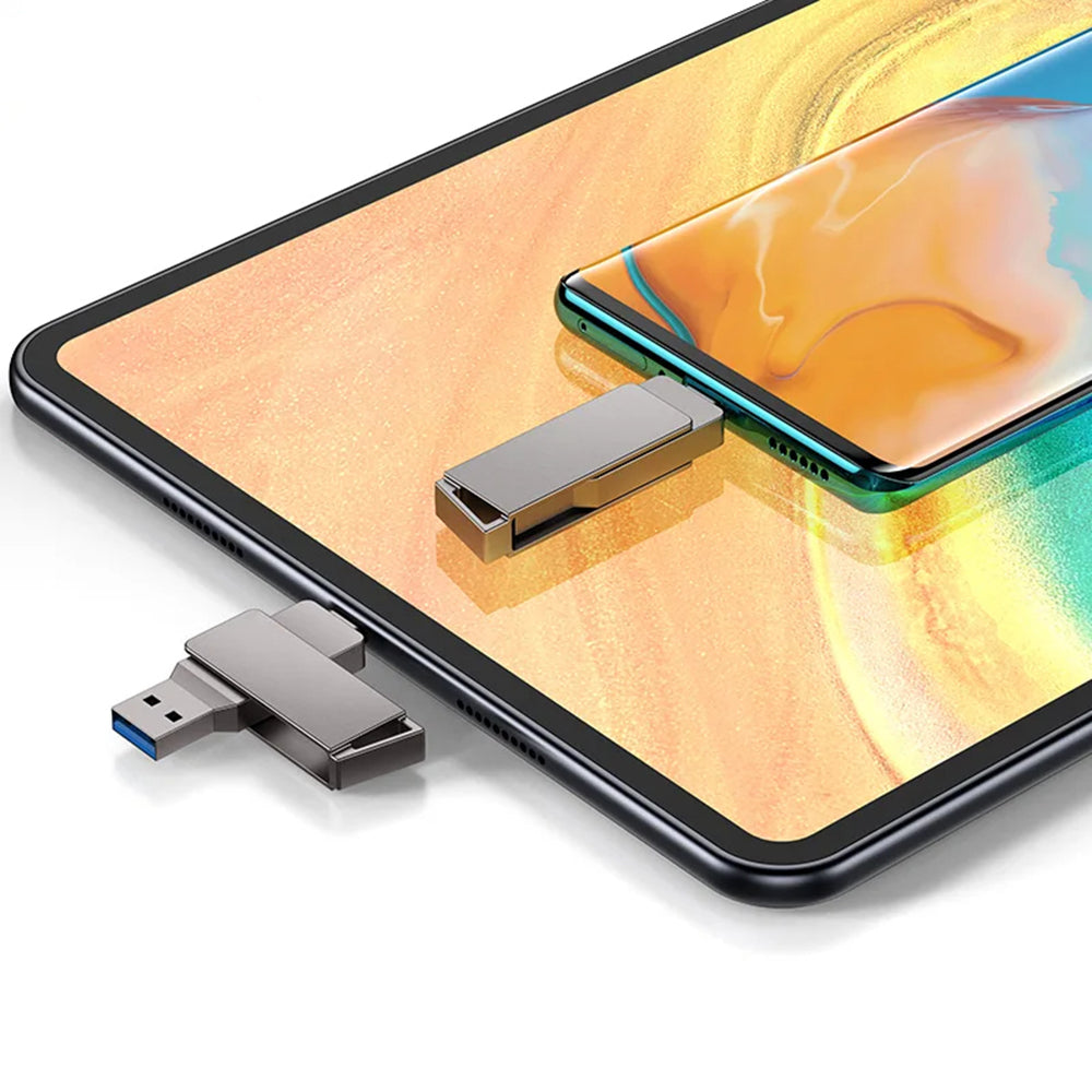 Memoria Esterna USB-A 3.0 / USB-C Techsuit THSM20, 256Gb