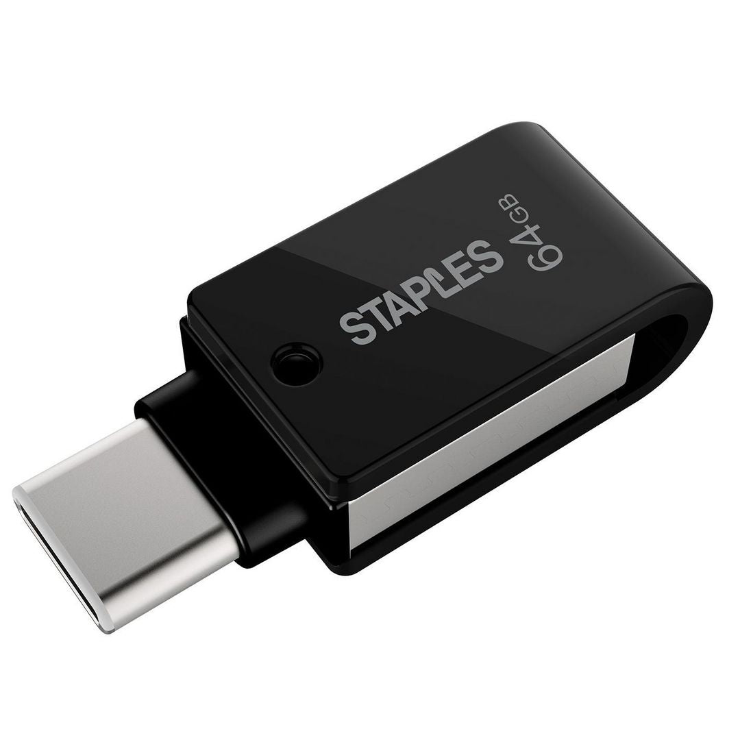 Memoria Esterna USB-A 3.1 / USB-C Staples K23, 64Gb EKMMD64GK233CST
