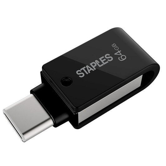 Memoria Esterna USB-A 3.1 / USB-C Staples K23, 64Gb EKMMD64GK233CST