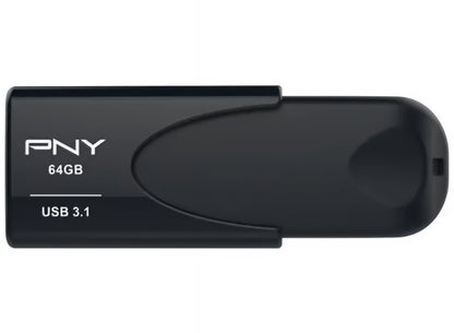 Memoria Esterna USB-A 3.1 PNY Attache 4, 64Gb FD64GATT431KK-EF
