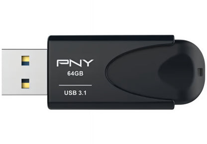 Memoria Esterna USB-A 3.1 PNY Attache 4, 64Gb FD64GATT431KK-EF