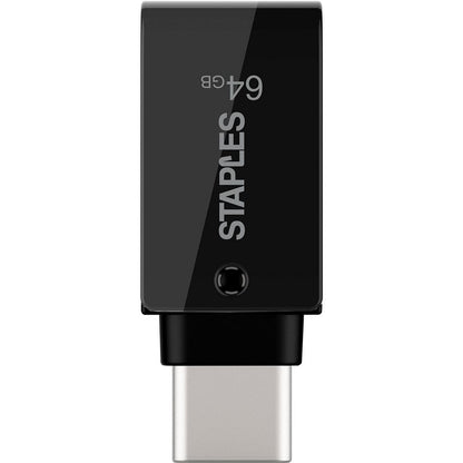 Memoria Esterna USB-A 3.1 / USB-C Staples K23, 64Gb EKMMD64GK233CST