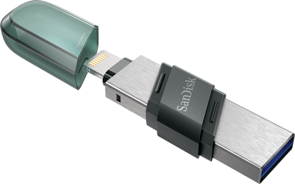 Memoria Esterna USB-A 3.1 / Lightning SanDisk iXpand Flip, 64Gb SDIX90N-064G-GN6NN