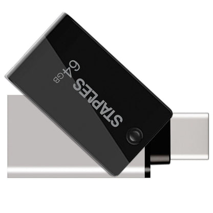 Memoria Esterna USB-A 3.1 / USB-C Staples K23, 64Gb EKMMD64GK233CST